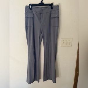Halara Grey Flare Stretch Pants